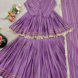 Pretty Ethnic Chanderi Silk Suit