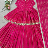 Pretty Ethnic Chanderi Silk Suit