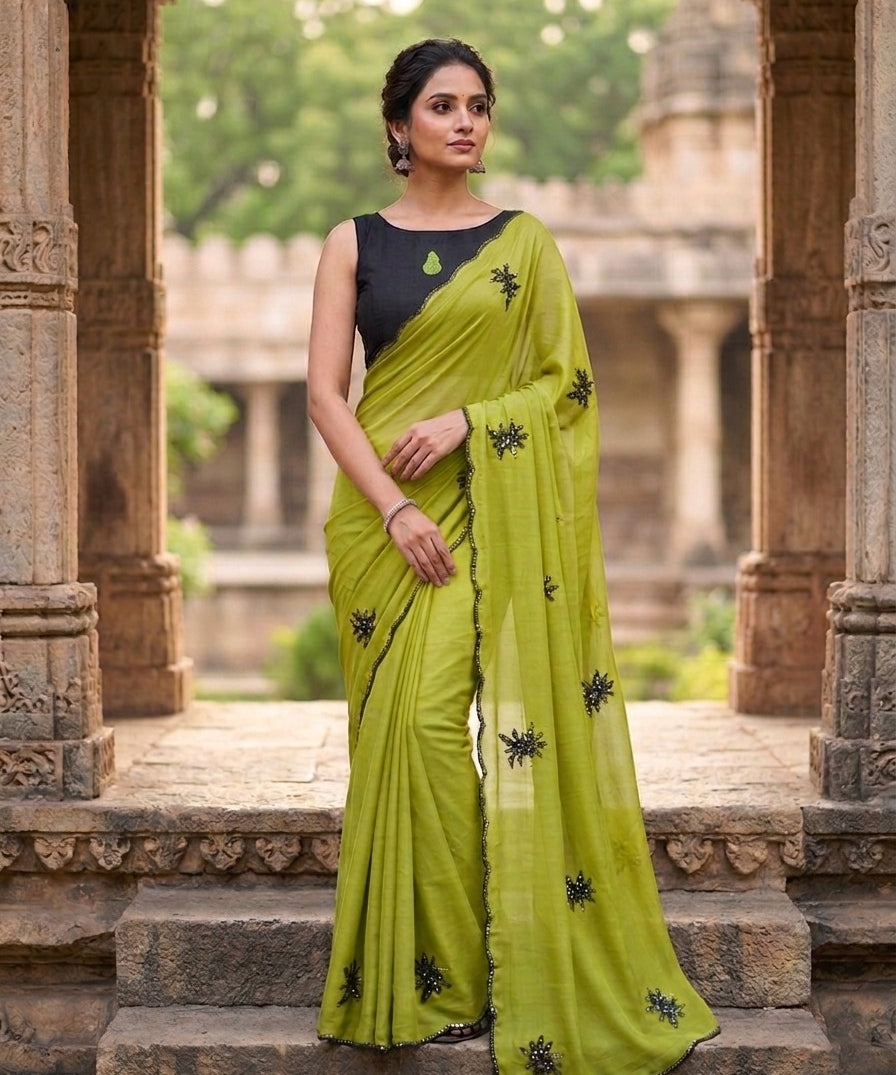 Rich Star Soft Georgette Saree