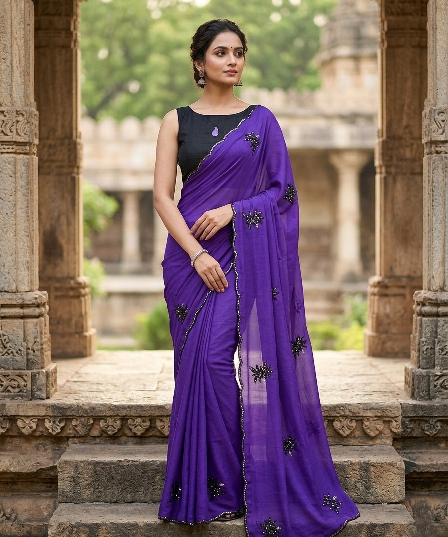 Rich Star Soft Georgette Saree