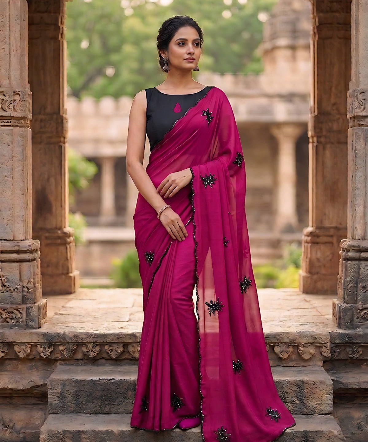Rich Star Soft Georgette Saree
