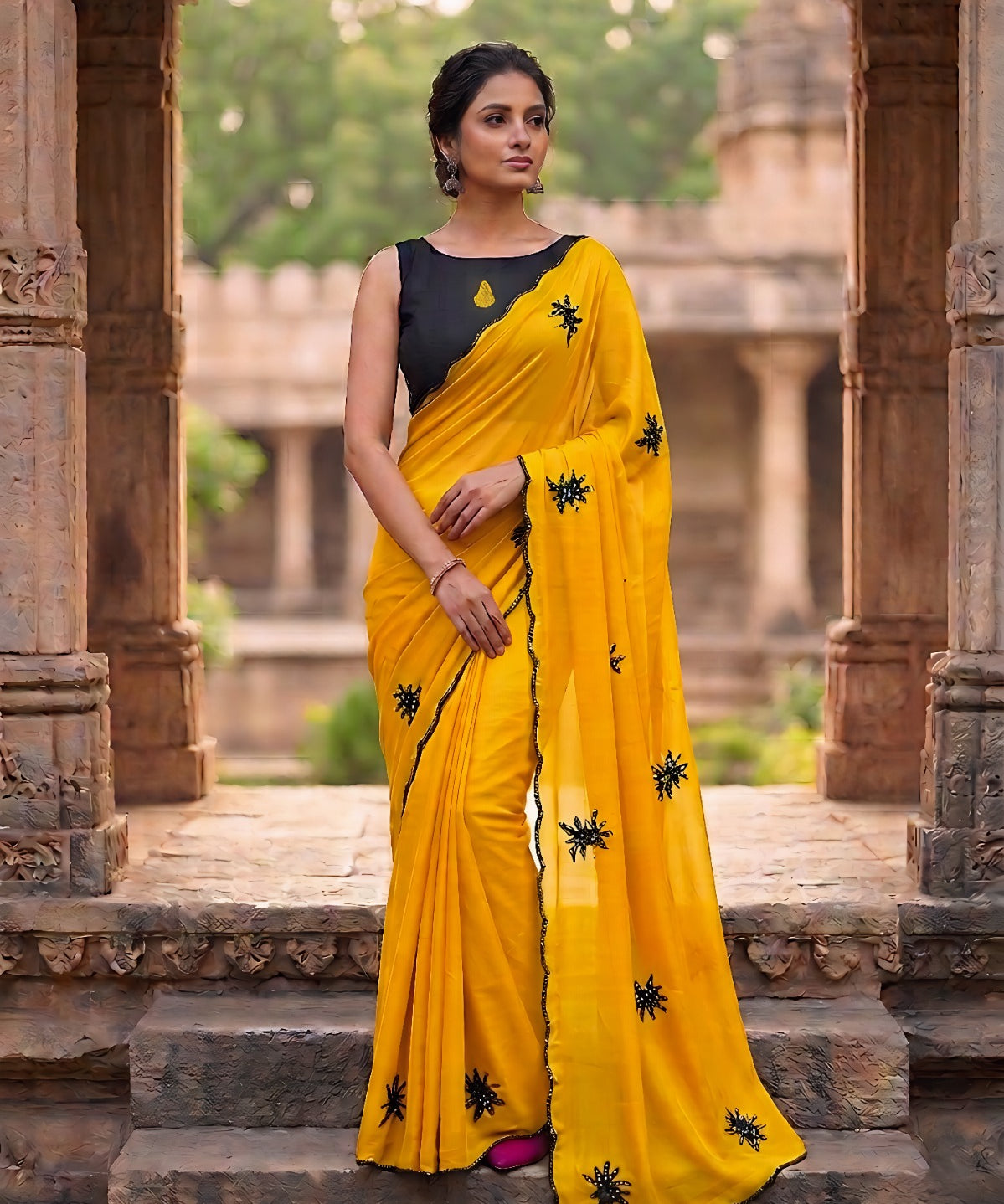 Rich Star Soft Georgette Saree