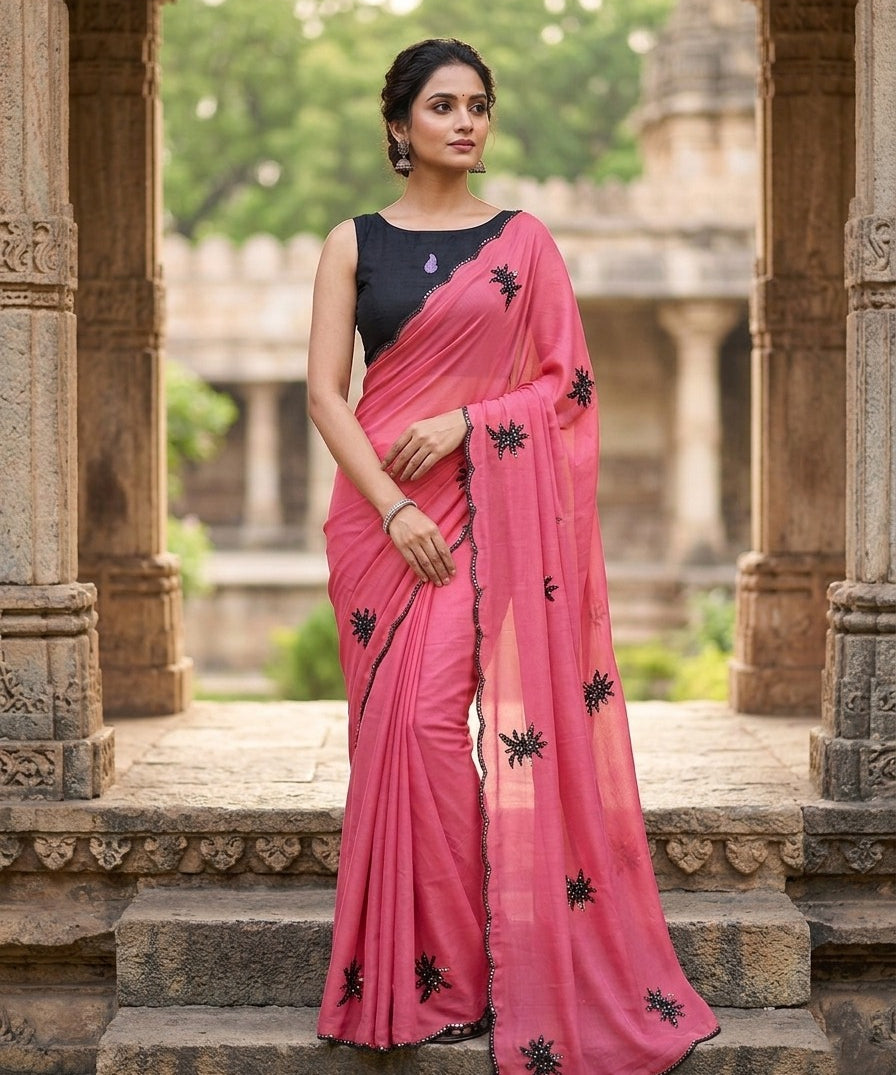 Rich Star Soft Georgette Saree