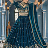 Elephant Bridal Embroidered Lehenga