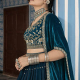 Elephant Bridal Embroidered Lehenga