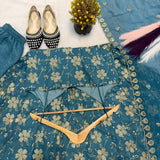 Floral Embroidered Anarkali Fancy Suit