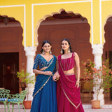 Ethnic Womens Fendy Silk Lehenga