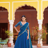 Ethnic Womens Fendy Silk Lehenga