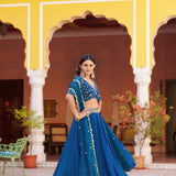 Ethnic Womens Fendy Silk Lehenga