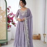 Elegant Rembo Sequence Anarkali Gown