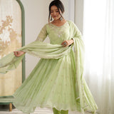 Elegant Rembo Sequence Anarkali Gown