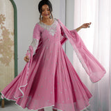 Elegant Rembo Sequence Anarkali Gown