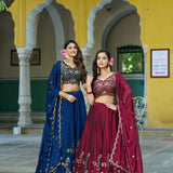 Bridesmaid Rangoli Silk Lehenga Choli