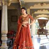 Bridesmaid Rangoli Silk Lehenga Choli