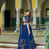 Bridesmaid Rangoli Silk Lehenga Choli