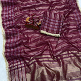Designer Soft Tissue Silk Saree