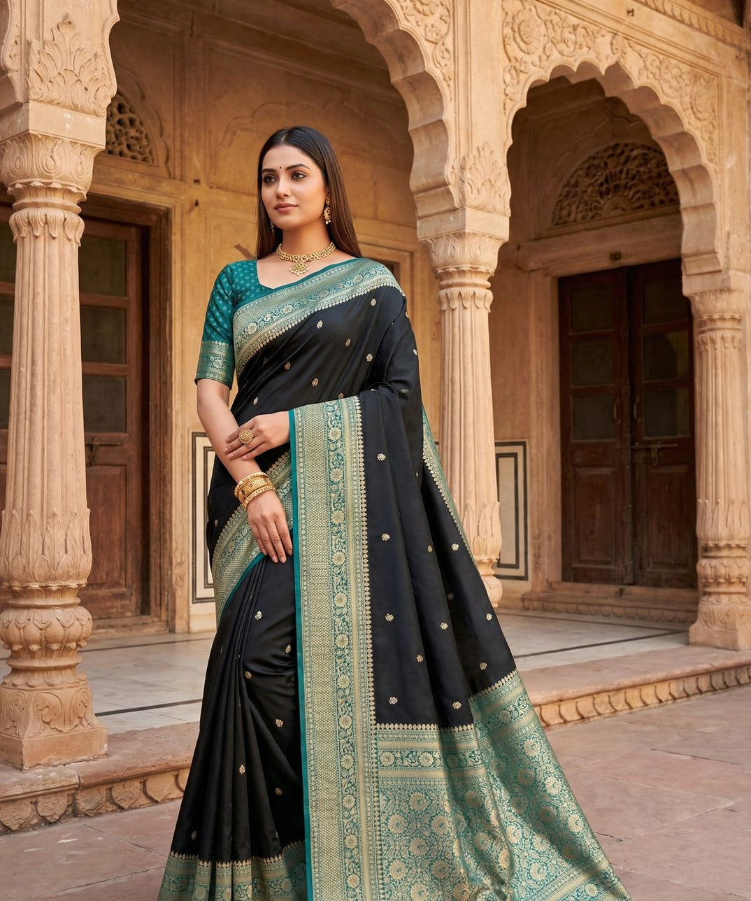 Classic Banarasi Weaves Silk Saree