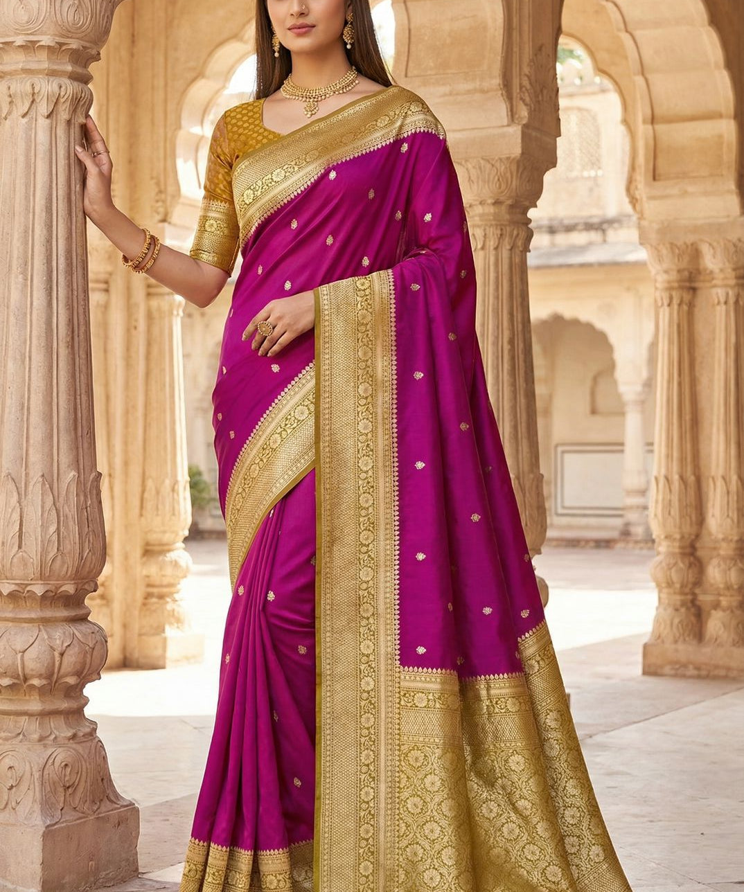 Classic Banarasi Weaves Silk Saree