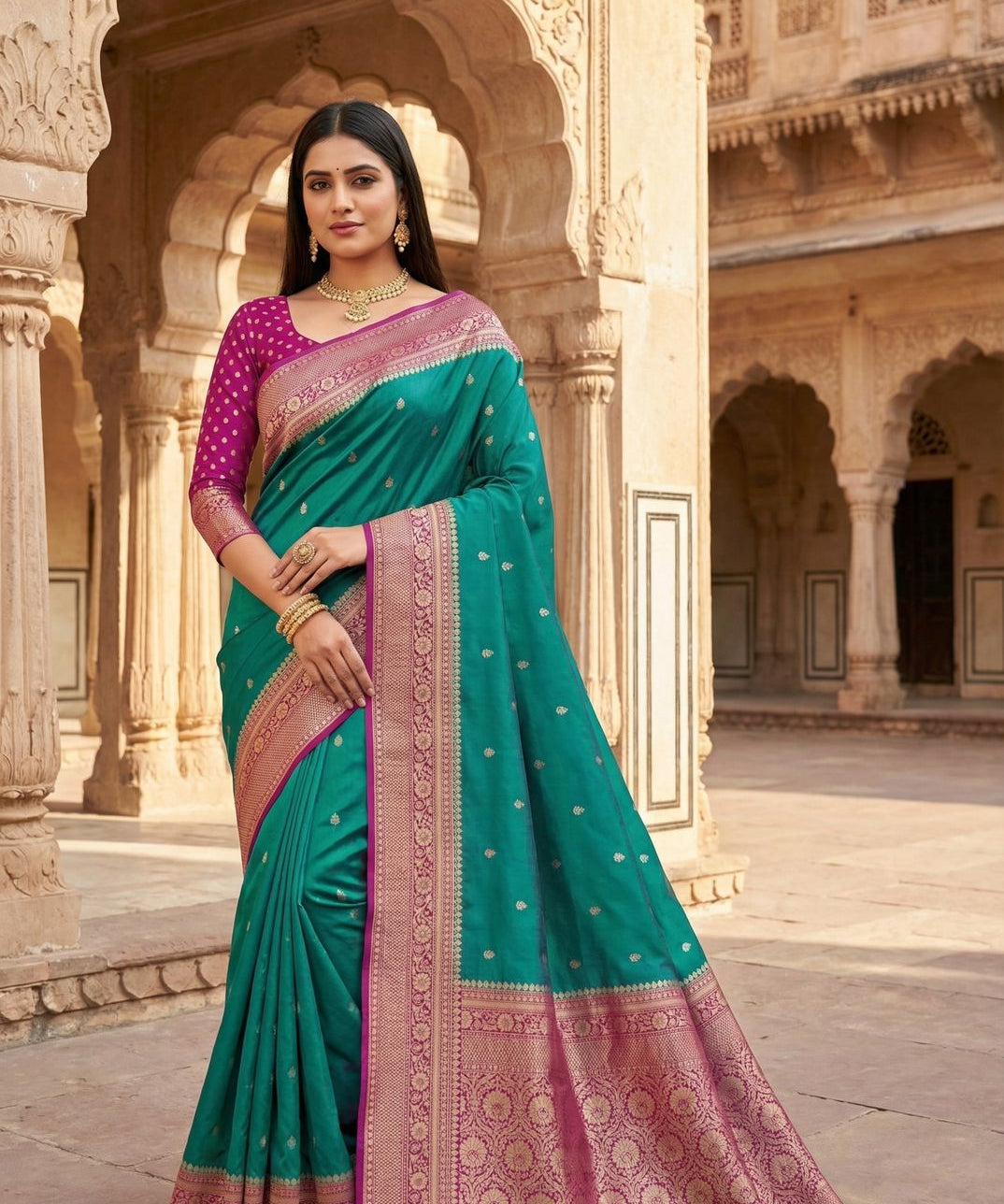 Classic Banarasi Weaves Silk Saree
