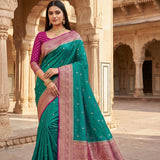 Classic Banarasi Weaves Silk Saree