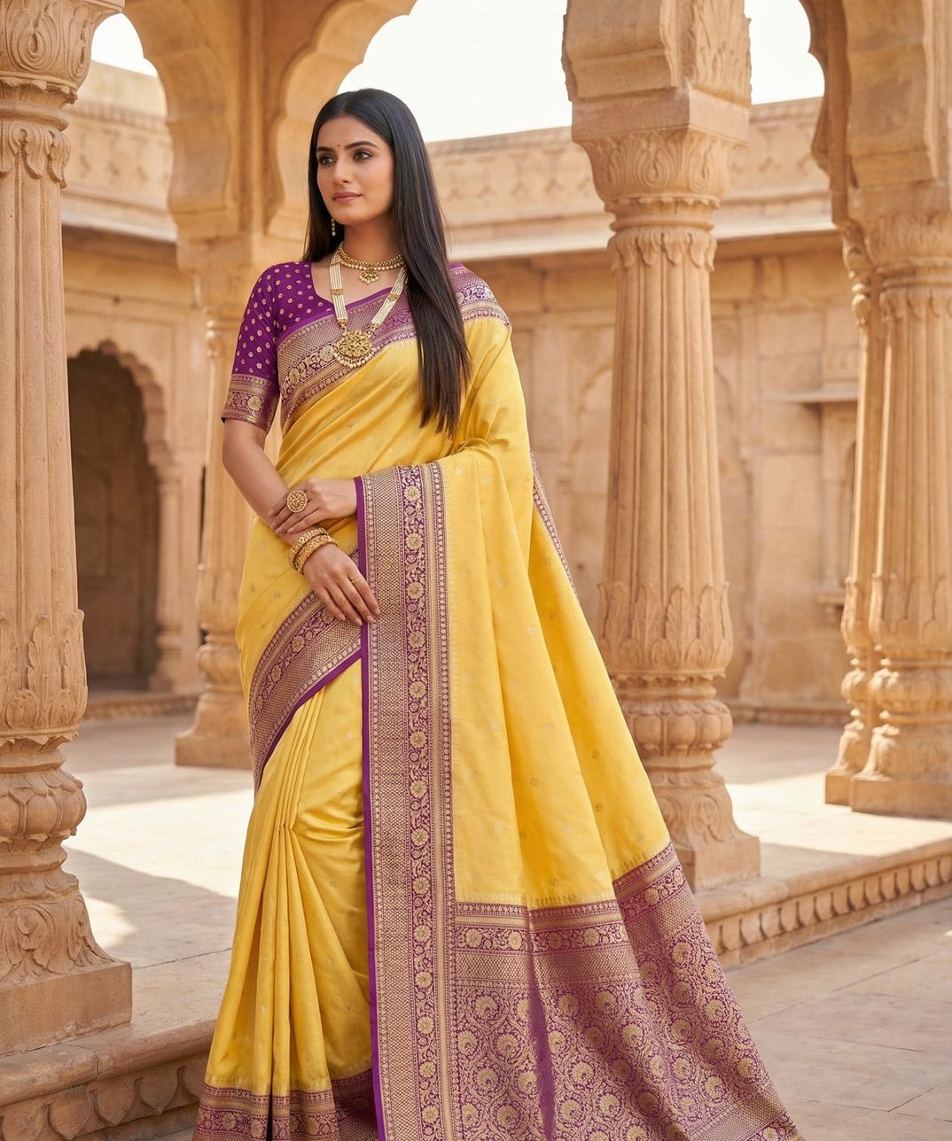 Classic Banarasi Weaves Silk Saree