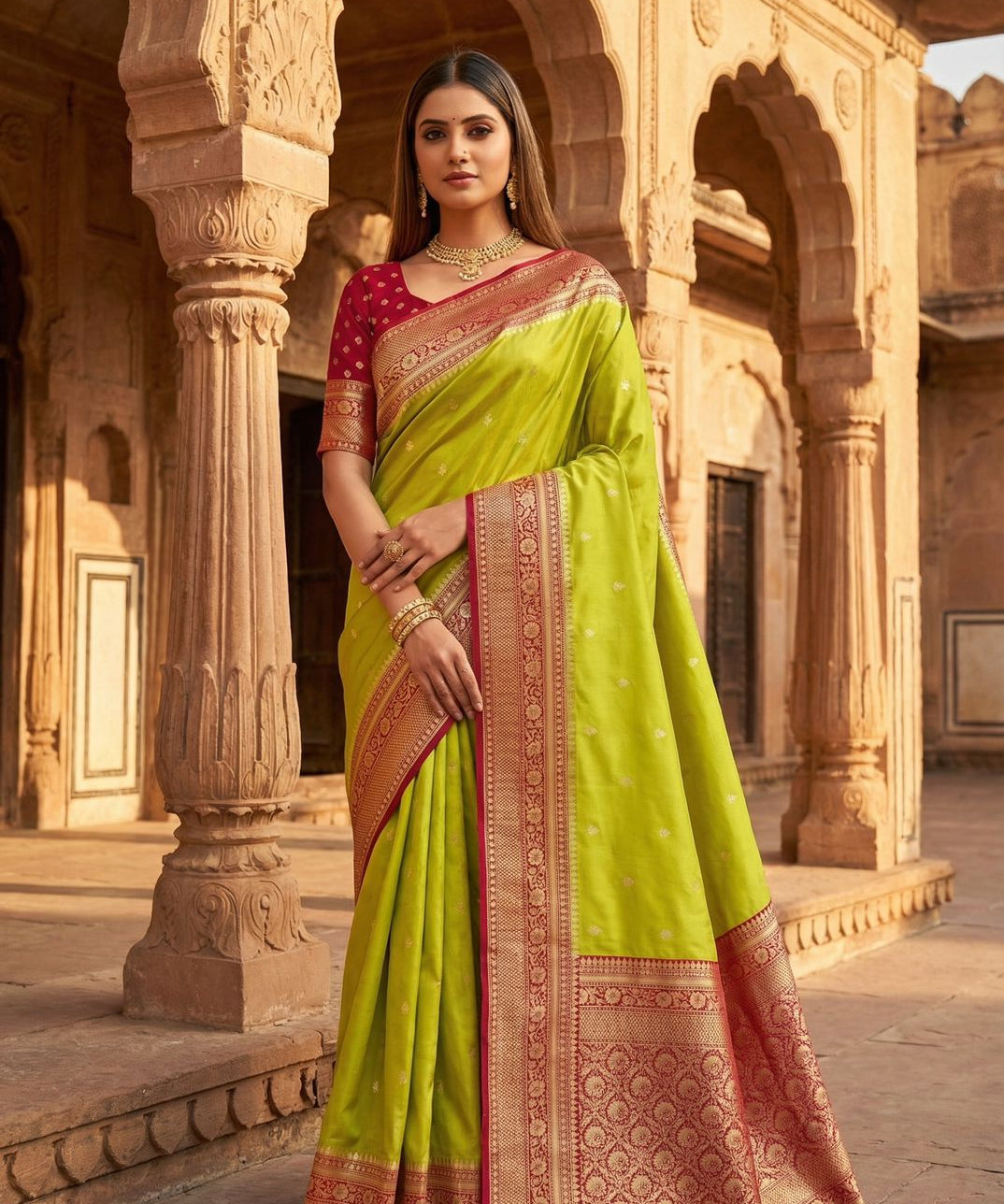 Classic Banarasi Weaves Silk Saree