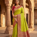 Classic Banarasi Weaves Silk Saree