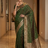 Premium Zari Weving Banarasi Silk Saree