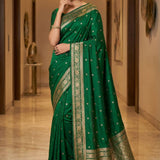 Premium Zari Weving Banarasi Silk Saree
