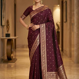 Premium Zari Weving Banarasi Silk Saree