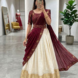 Kanakvalli Elegant Silk Lehenga