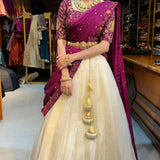 Kanakvalli Elegant Silk Lehenga
