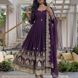 Royal Embroidered Anarkali Gown