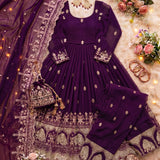 Royal Embroidered Anarkali Gown