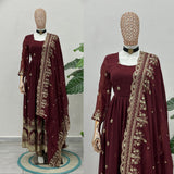 Royal Embroidered Anarkali Gown