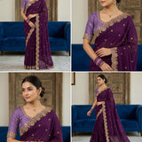 Classic Star Georgette Saree Set
