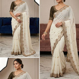 Classic Star Georgette Saree Set