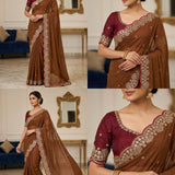 Classic Star Georgette Saree Set