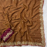 Classic Star Georgette Saree Set
