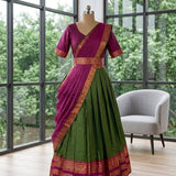 Traditional South Style Silk Lehenga