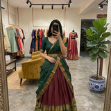 Traditional South Style Silk Lehenga