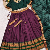 Traditional South Style Silk Lehenga