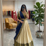 Traditional South Style Silk Lehenga