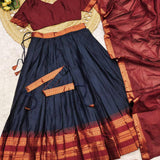 Traditional South Style Silk Lehenga