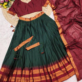 Traditional South Style Silk Lehenga