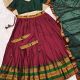Traditional South Style Silk Lehenga