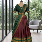 Traditional South Style Silk Lehenga
