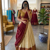 Traditional South Style Silk Lehenga