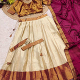 Traditional South Style Silk Lehenga