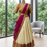 Traditional South Style Silk Lehenga